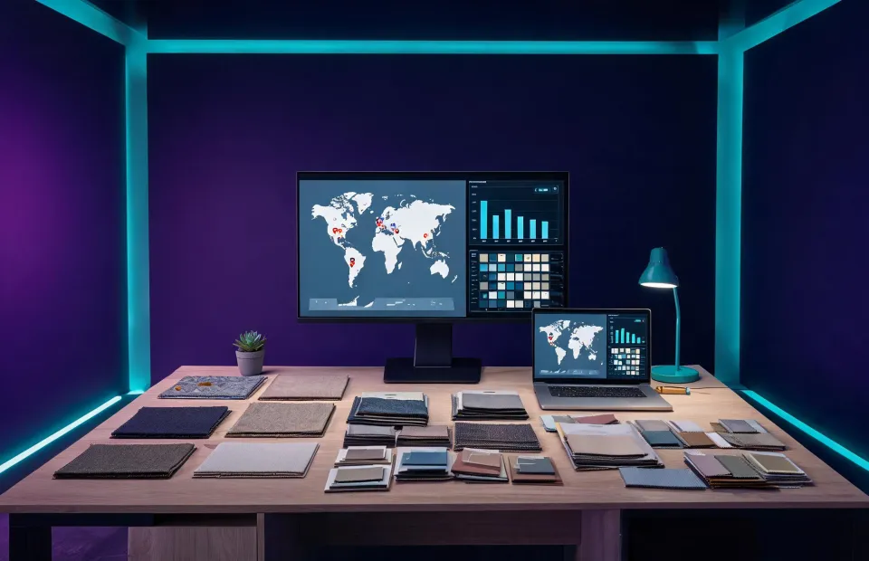Digital material collaboration desk